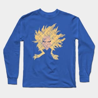 All Might Face True Form Minimalist (Vintage Texture) Long Sleeve T-Shirt